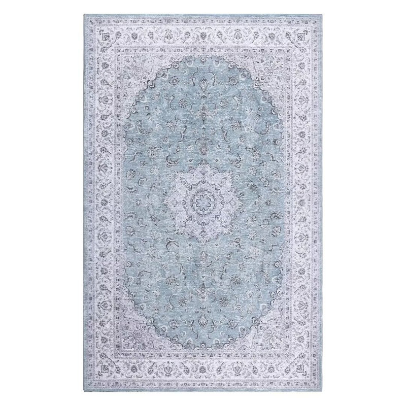 Washable Oriental Indoor Rug, Runner 2' x 8'