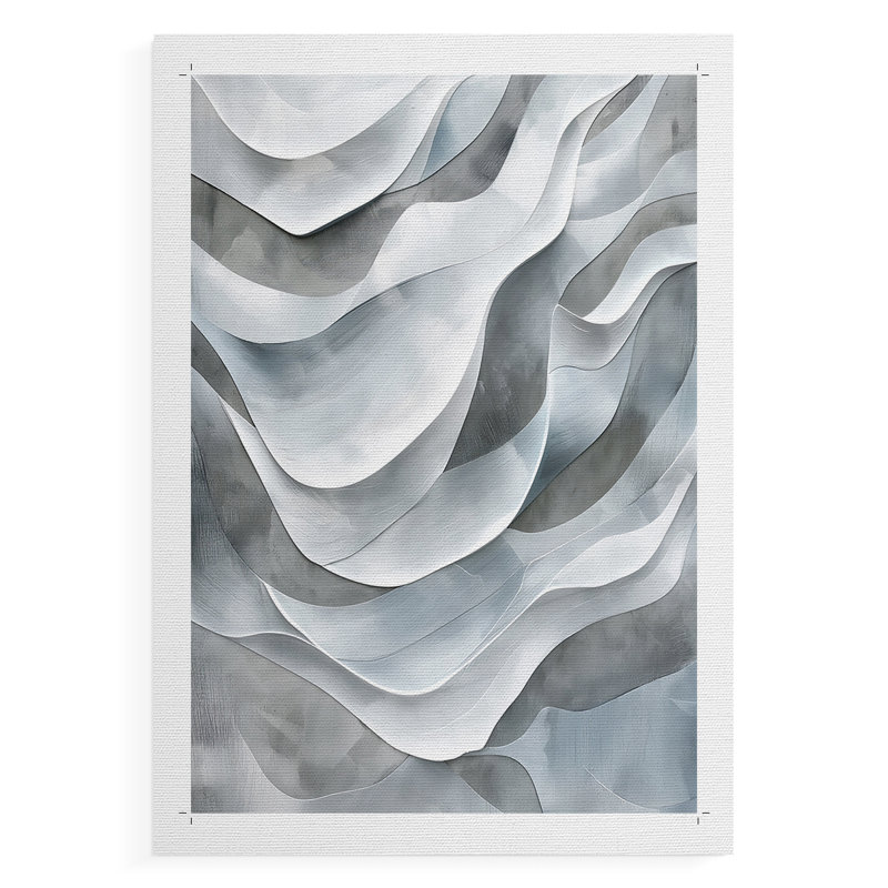 Série ABSTRACT CDLVI - Impression sur toile seulement - NON CADRE, H 18 po x l 12 po