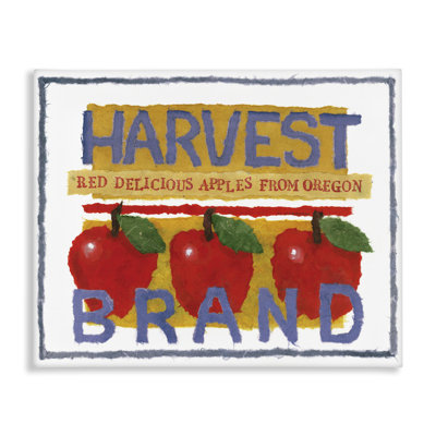 «Oregon Harvest Apples», art mural sur toile par Nancy Overton
