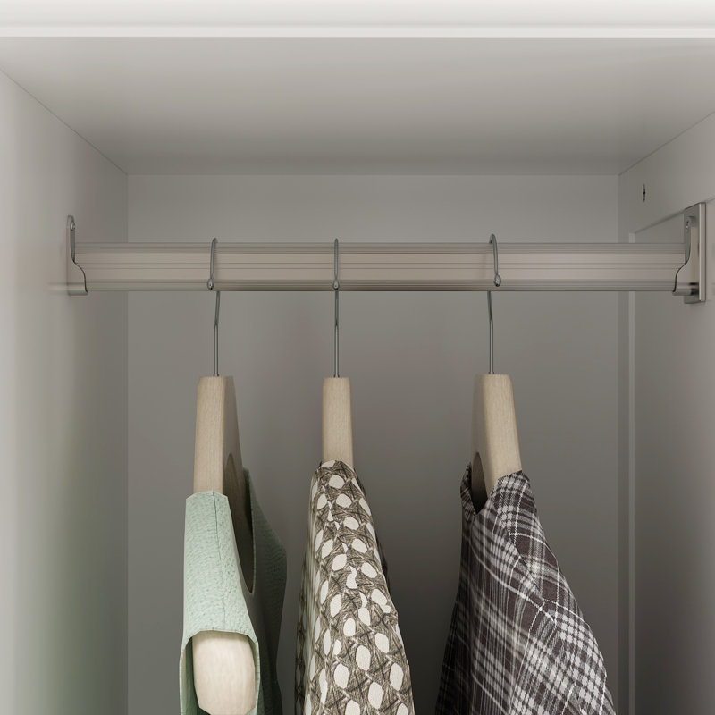 Talisha Freestanding Wooden Wardrobe Armoire with 3 Drawers