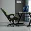 Inbox Zero Reclining and Adjustable Height PC & Racing Game Chair in Gray-913939514