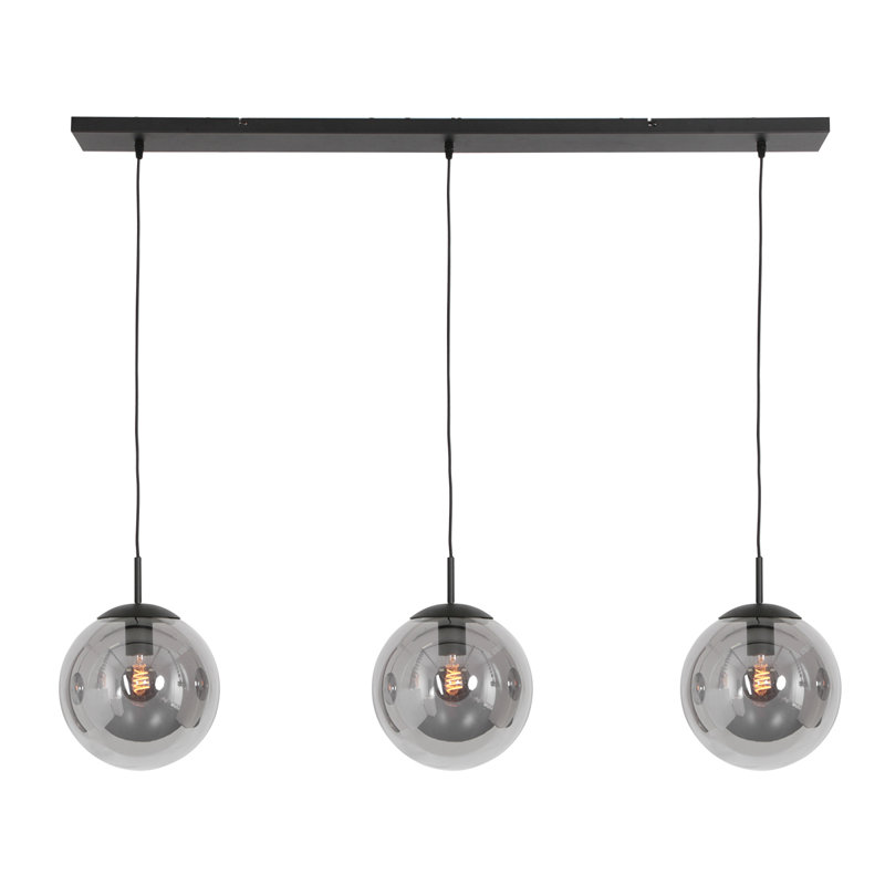 Beaulah 3 - Light Black Sphere Pendant