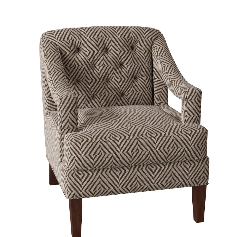 Armchair, Grayson Charcoal, Burnished Brown