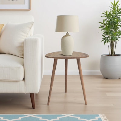 Baird Solid Wood 3-Leg End Table