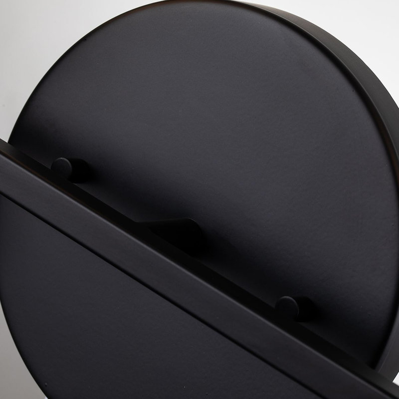 Meuble-lavabo 2 lumières Nienke Bowtie, Noir mat