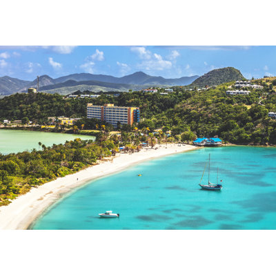 Caribbean Beach - Wrapped Canvas Print