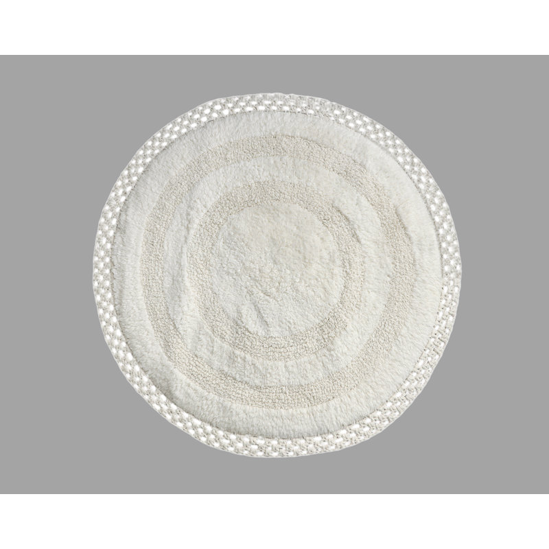 Tapis pour salle de bain Adiraica, Ivoire