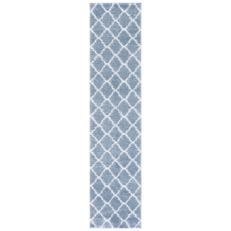 Tahoe Shag Performance Geometric Rug, Runner 2' x 9'