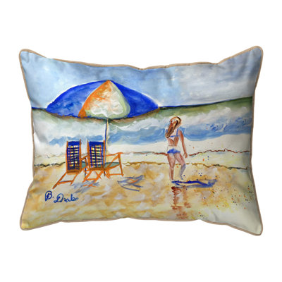 Polyester Throw Rectangle Outdoor Pillow Cover & Insert