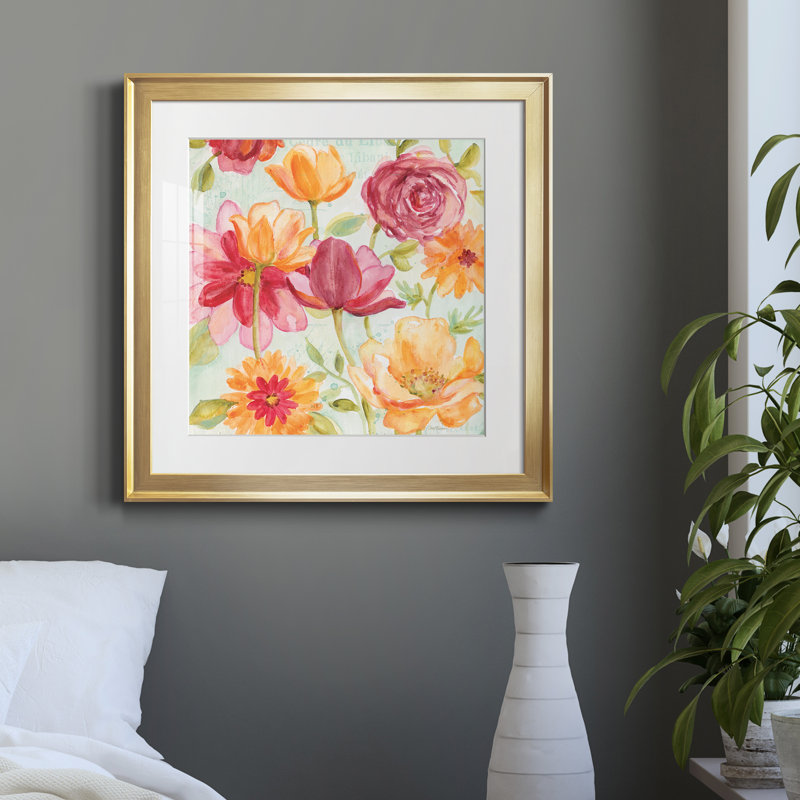 «Warm Af après-midi IV» par J Paul, reproduction d'art sur papier encadrée, H 34,5 po x l 34,5 po x P 1,5 po