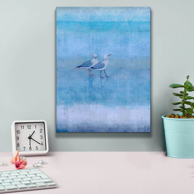 «Sky Blue Sea Gals» par Marta Wiley, H 16 po x l 12 po x P 0,75 po