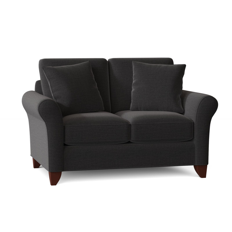 Almada Loveseat, Paradigm 45 Black, Manhattan, No
