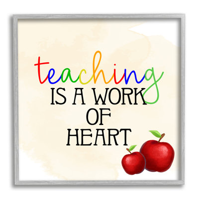 «Teaching Is Work of Heart» par Sally Swatland - impression