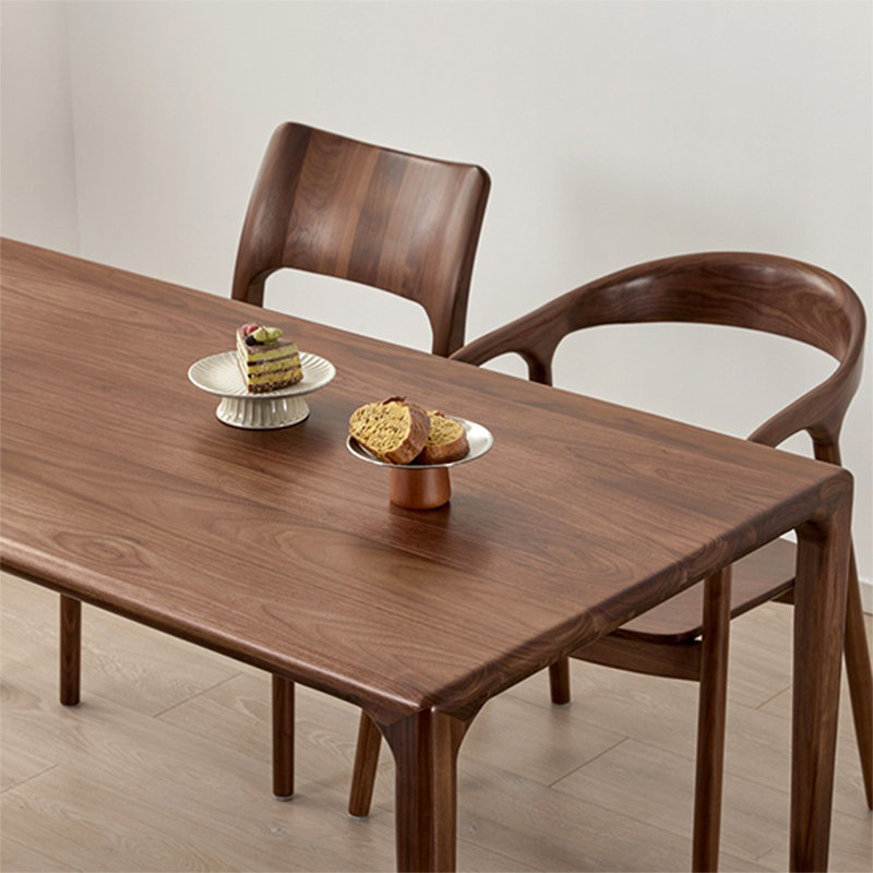 Super chunky solid wood dining table, 29.52"H x 62.99"L x 31.49"W