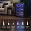 HOMCOM Single Zone 43cm Freestanding, Countertop 16 Bottle Wine Refrigerator with Reversible Door