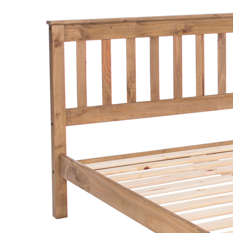 Beryl Bed Frame, Antique Wax Finish, Double (4'6)