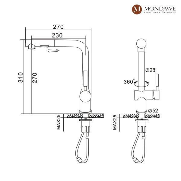 Dimensions du produit