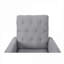 Chaise berçante avec dossier capitonné | Chaise berçante rembourrée en tissu pour salon | Tissu | Dossier capitonné