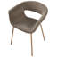 43 cm H Boucle Armchair
