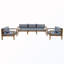 Ensemble de canapé modulaire d'extérieur 3 pièces avec coussins amovibles-231294235