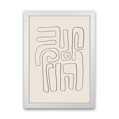 Abstract Line Doodles 2 - Print on Canvas