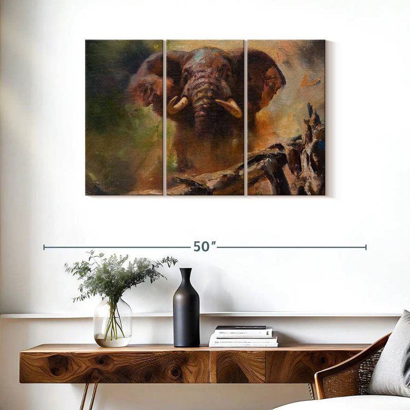 Brampt Elephant's Dream, 24" H x 38" W