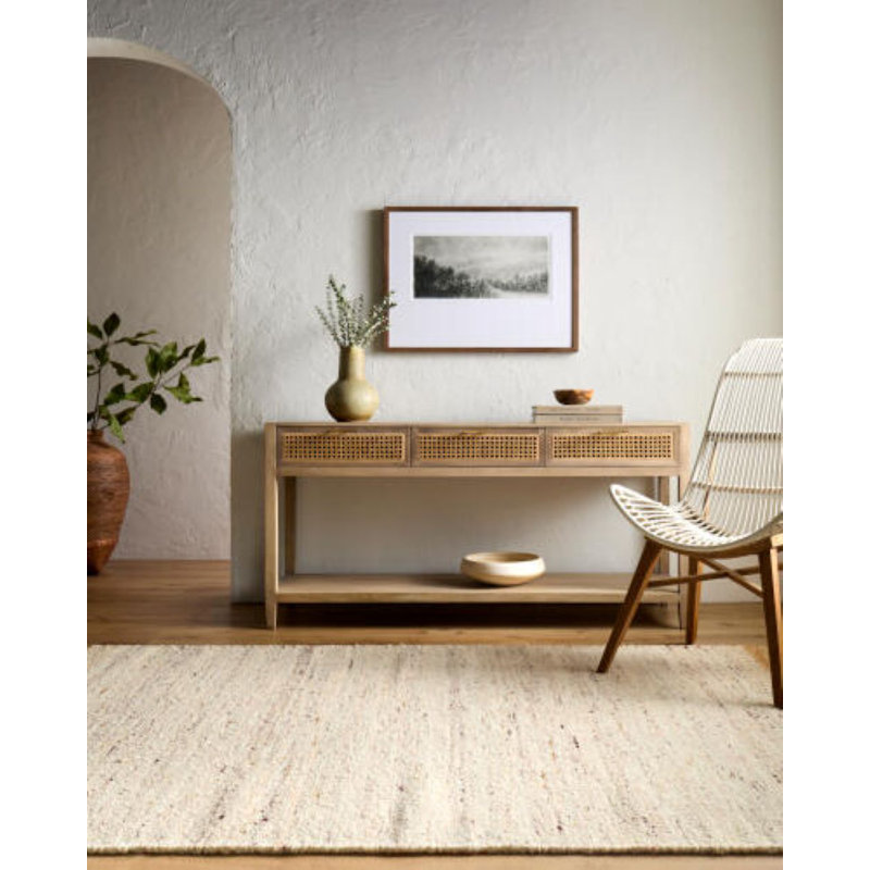 Mireles Handmade Indoor Area Rug, Rectangle 6 pi x 9 pi