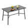 Alyne Rectangular Stainless Steel Outdoor Dining Table