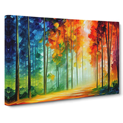Pretty Forest Vol.1 Abstract - Wrapped Canvas