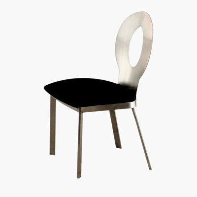 Mervine Upholstered Metal Side Chair