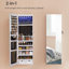 Armoire à bijoux murale avec miroir Mohsin-225998173