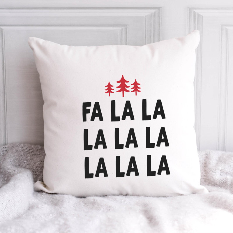 coussin décoratif en polyester Christmas-08, 20 po x 20 po