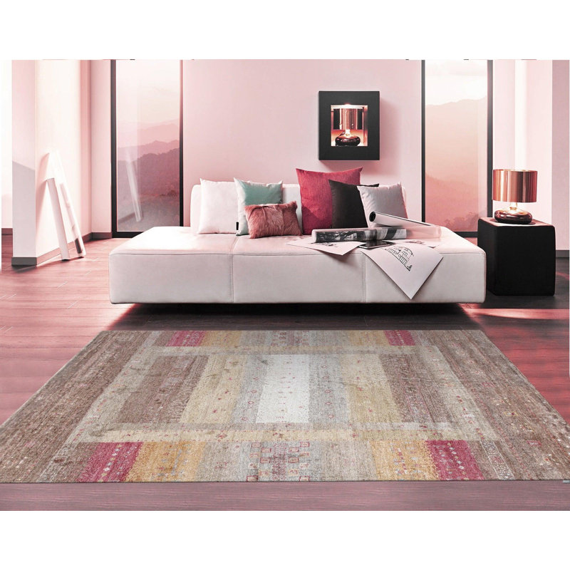 Geometric Area Rug in Multi