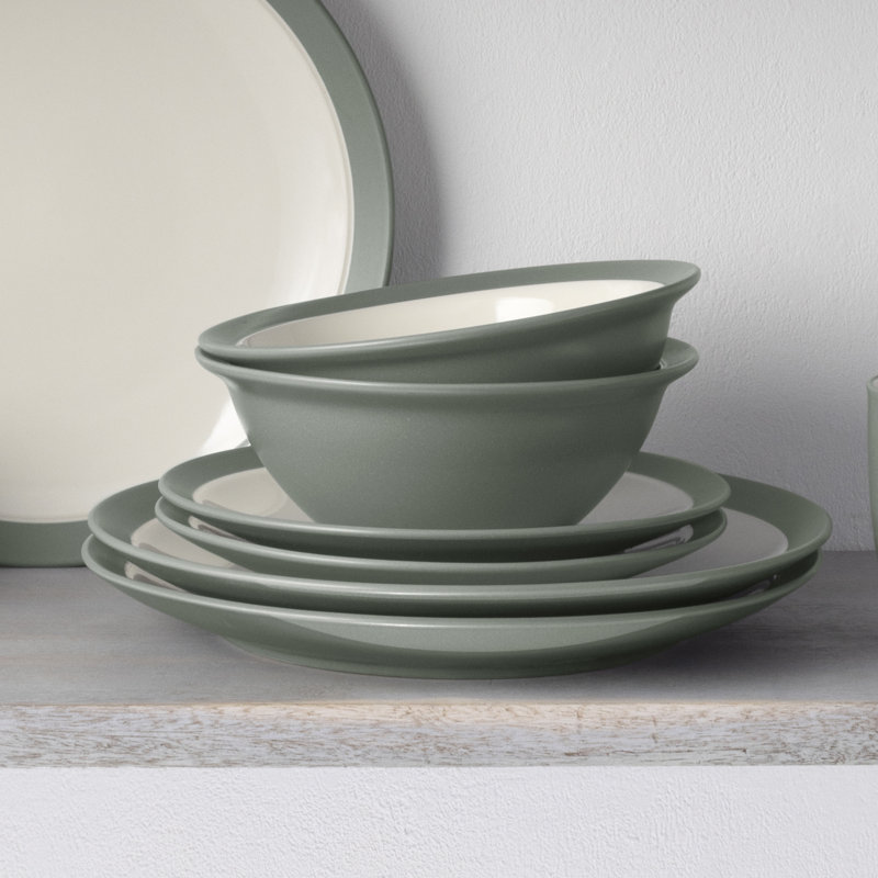 Noritake Colorwave 4-Piece Curve Place Setting, Green