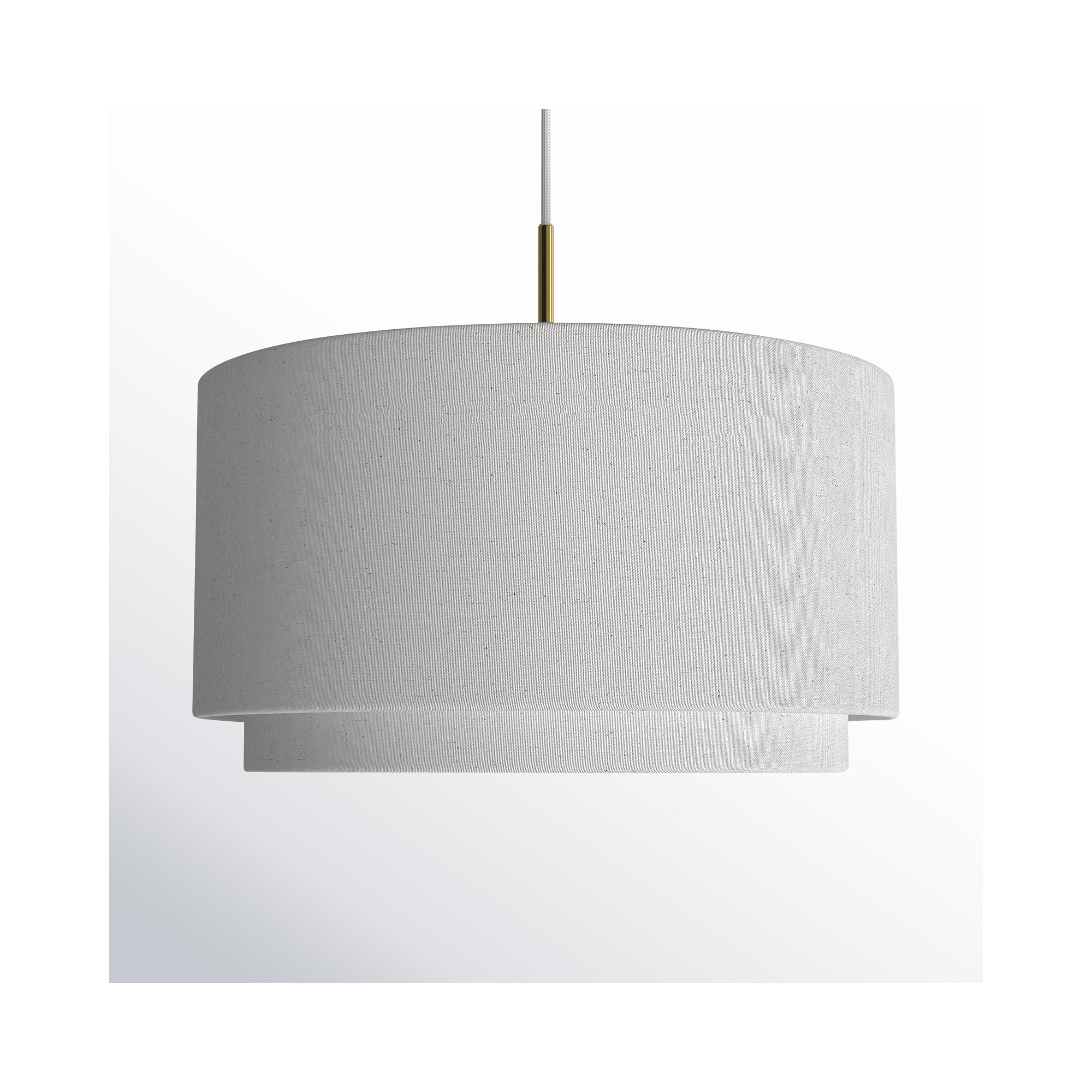 Finley Linen Drum Pendant