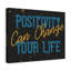 Positivity 1 Piece Wrapped Canvas Wall Art-636599654
