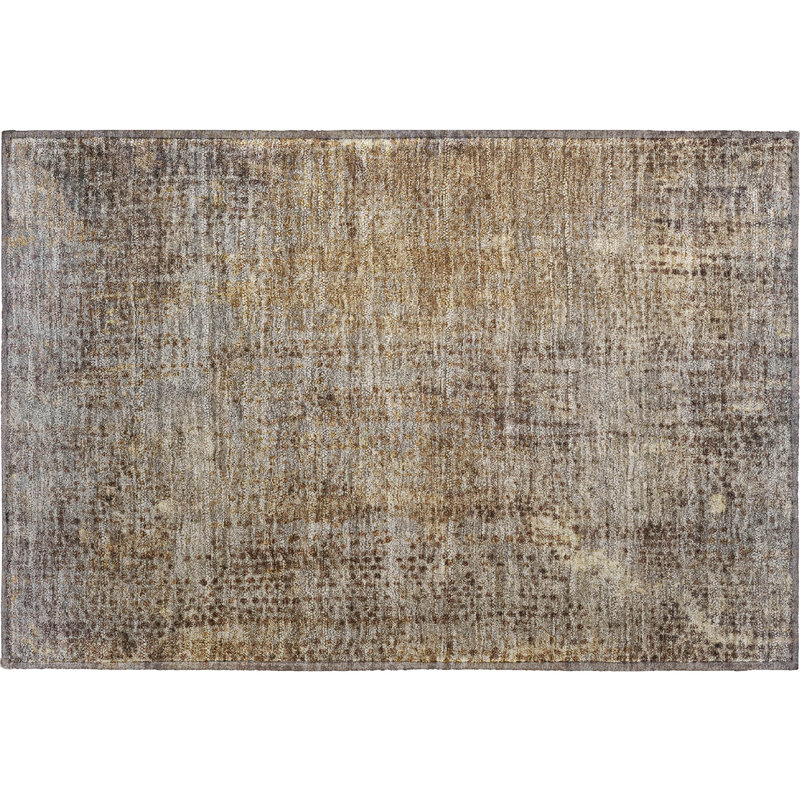 Premium Machine Washable Mayfield Abstract Rug, 9' x 12', Brown