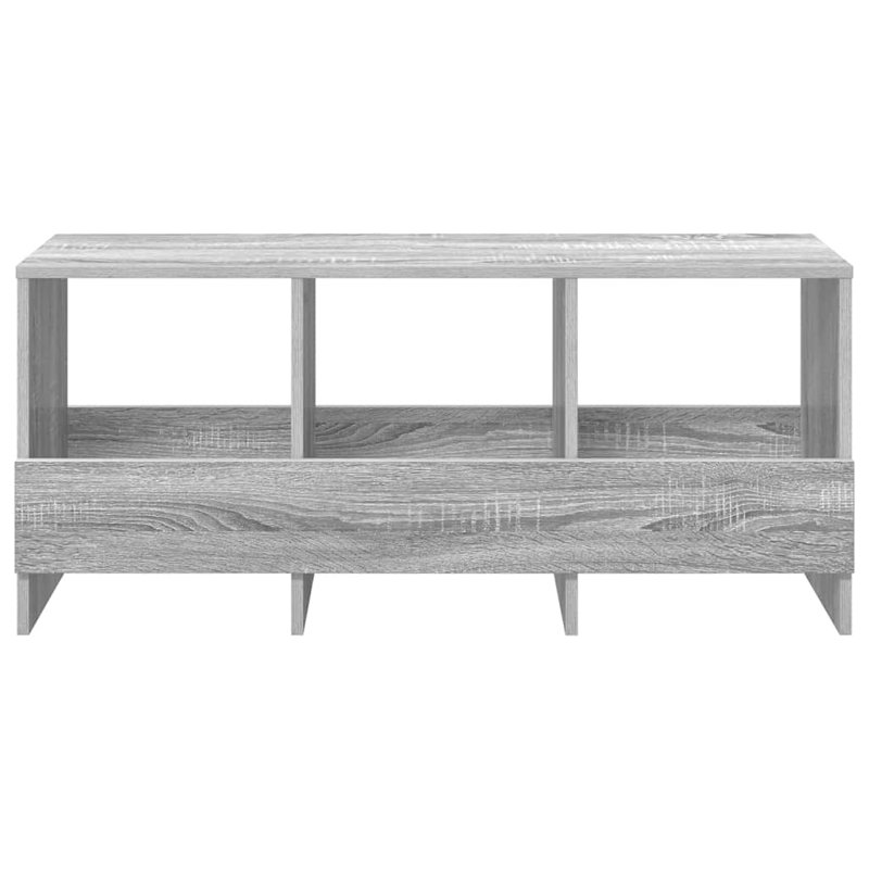 Wood Free Standing Magazine Rack, Light Grey