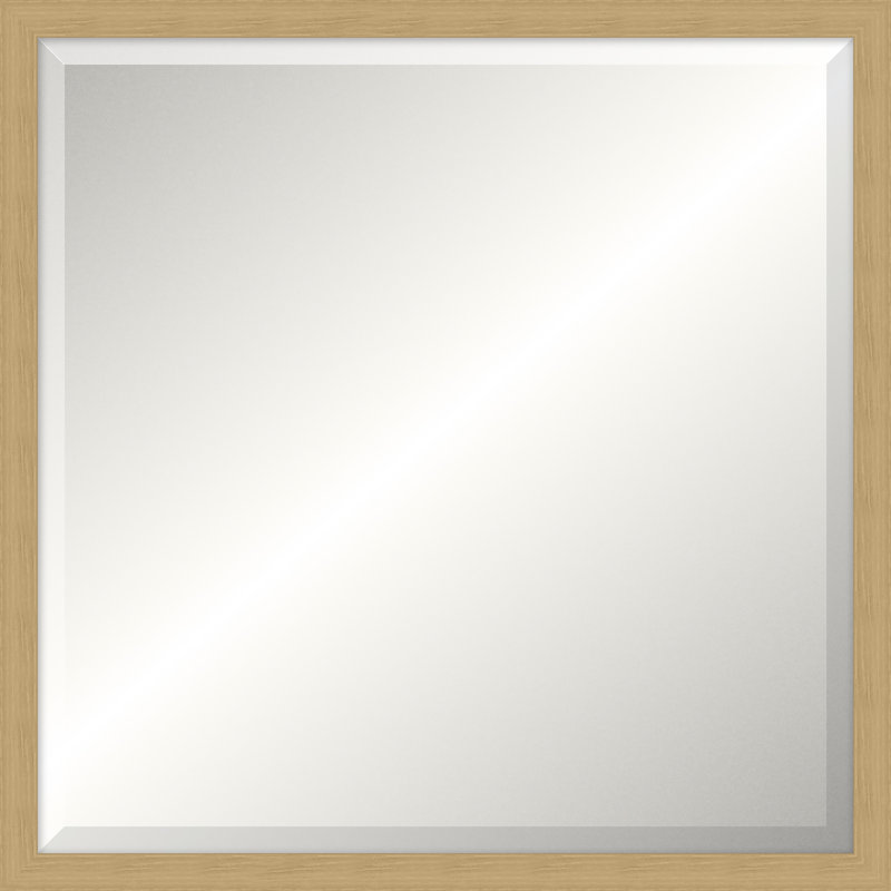 Natural Pinebridge Mirror, Square 23.75" x 23.75", Beveled