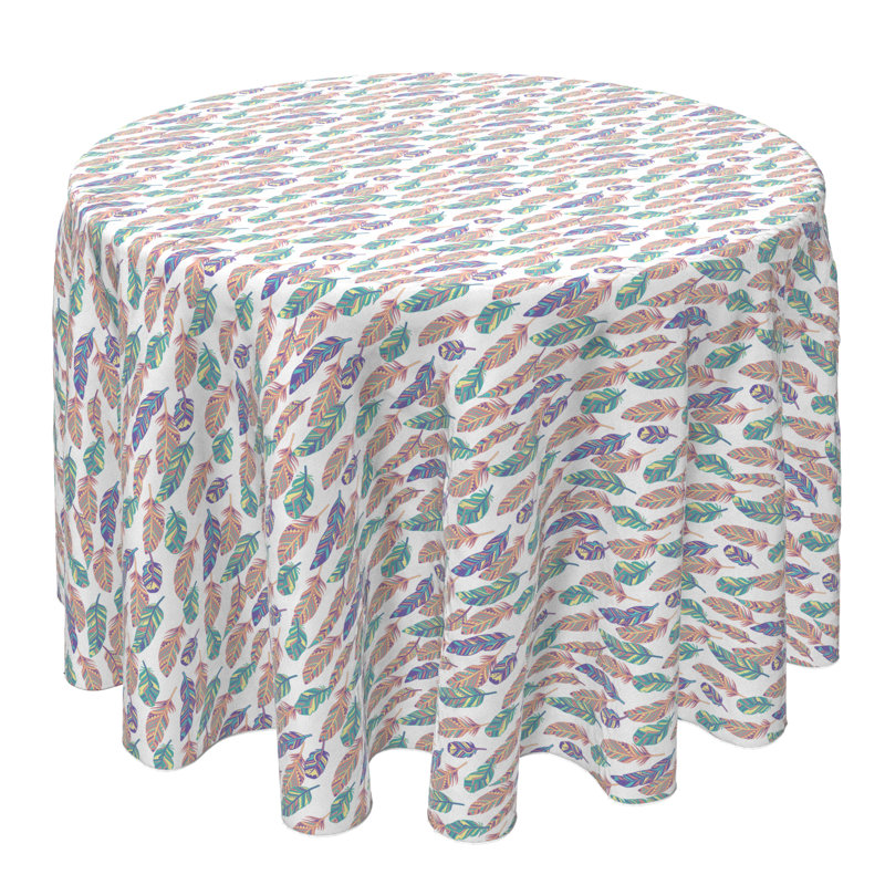 Round Cotton Twill Tablecloth