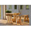 Banc en bois massif Emra