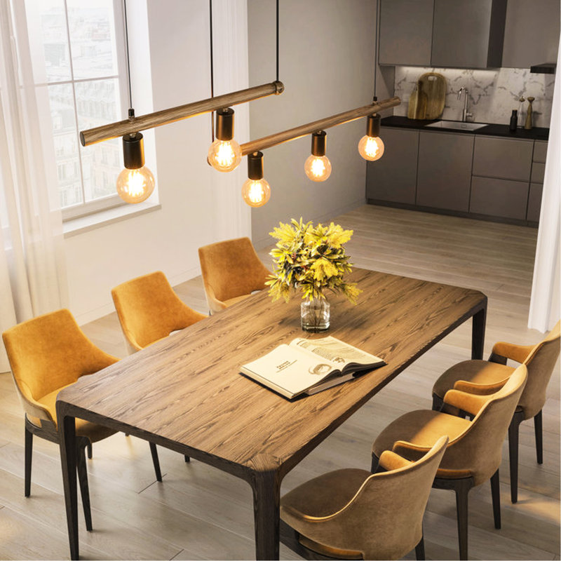 Luminaire suspendu pour vestibule 50 W maximum 50 W - fer, peint à la main, à intensité variable, sans culot, à finition bronze, base E26