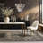 Anvil Modern Industrial Manufactured Wood Dining Table with Hammered Metal Base-1459773619