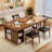 Walnut Rectangular Solid Wood desks-107225690-107225688