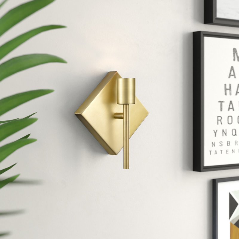 Enne Wall Sconces, Satin Brass
