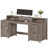 Farmhouse 63" Executive Desk, Wood Computer Desk With Drawers And Storage Cabinet, Home Office Desk With File Drawer And Monitor Stand, Wood Desk For Work Study Writing-706719275