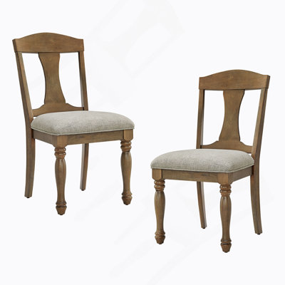 Wooden Frame Upholstered Dining Chairs set of 2,Mid Century Retro Chairs Comfor Kitchen Chairs for Living Room,Restaurant