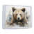 White Floater Framed