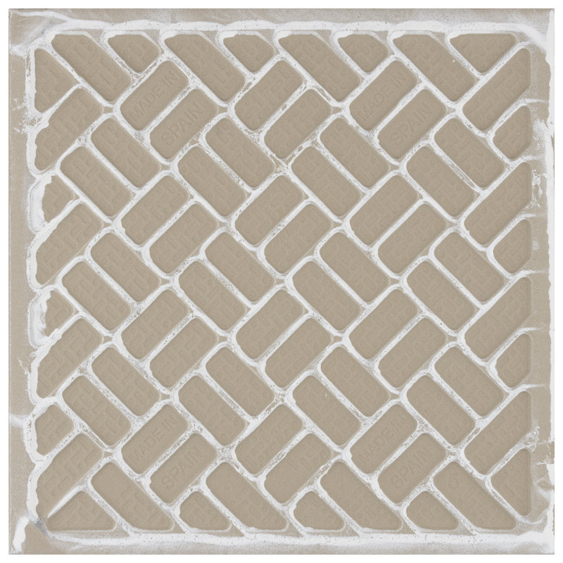 Cassis Stella 10" x 10" Porcelain Patterned Wall & Floor Tile, Blue Day