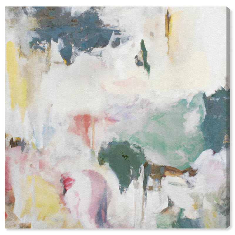 Abstrait abstrait surréel, impressions sur toile rustique blanche, H 20 po x l 20 po x P 0,8 po